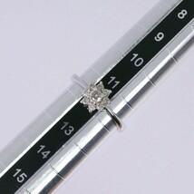 フラワーモチーフ リング・指輪 K18WG × ダイヤモンド 11.5号 レディース【73110203】中古_画像6