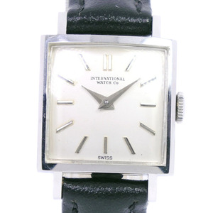 IWC International Watch Company Reloj SS x Cuero Cuerda manual Damas Plata marcar [41020202] Usado, una linea, CBI, otros