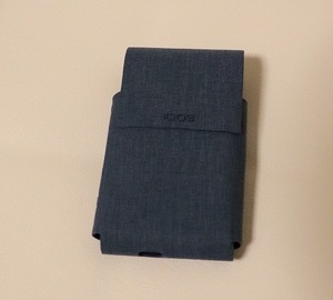 計量！美品！ iqos アイコス ケース ブルー フタはマグネットタイプ 約12×7.5×2ｃｍ　タバコケース　ポーチ　電子タバコ