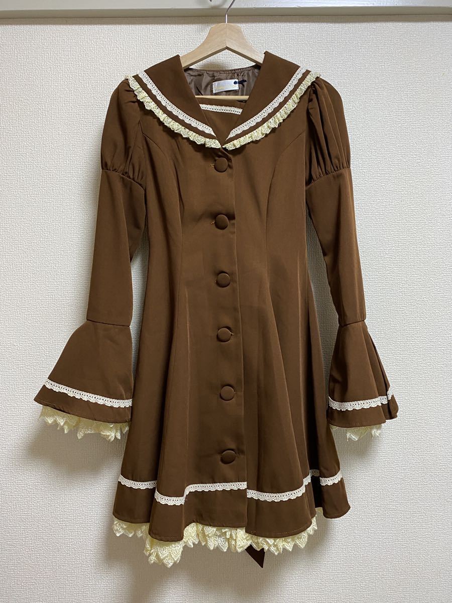 ヤフオク! -「milky ange」の落札相場・落札価格 人気ブラドン milky ange ワンピース シャーリーン ブラウン ひざ丈ワンピース