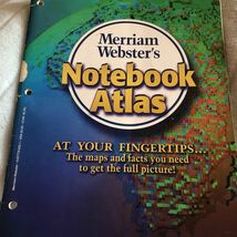 【送料無料】英語版地図帳Merriam Webster notebook Atlas アメリカ中心の地図帳 1997_画像1