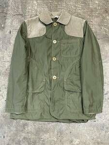 希少！美品！50s 60s Hunting Jacket コットン ハンティングジャケット 緑 コーデュロイ(38)