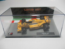 即決 デアゴスティーニ F1コレクション 非売品 1/43 ロータス 99T ホンダ №12 アイルトン・セナ キャメル仕様 アンテナ・ピトー管追加 _画像1