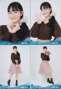 STU48 信濃宙花 月別 netshop 生写真 2022 2月 2022.02 4種コンプ