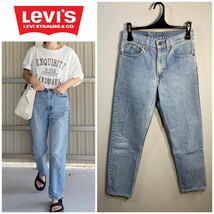 90's VINTAGE■Levi's リーバイス■510-0217 ファイブテン　ハイウエストジーンズ:W28☆TA-960_画像1