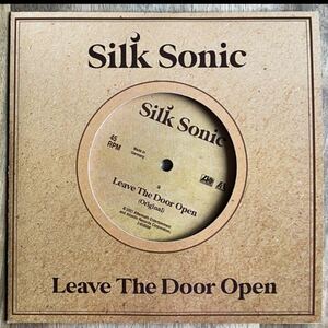 silk sonic Leave The Door Open 7インチ ブルーノマーズ アンダーソンパーク Bruno Mars Anderson .Paak シルクソニック