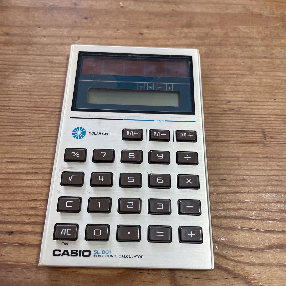 CASIO カシオ 電卓 計算機 昭和 レトロ MS-8L ソーラー電池 太陽光 www