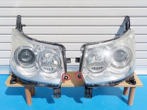 4-25 ムーヴ カスタム　L175S 後期　HID 右ヘッド　左ヘッド　KOITO 100-51990 左右ヘッドライトユニット