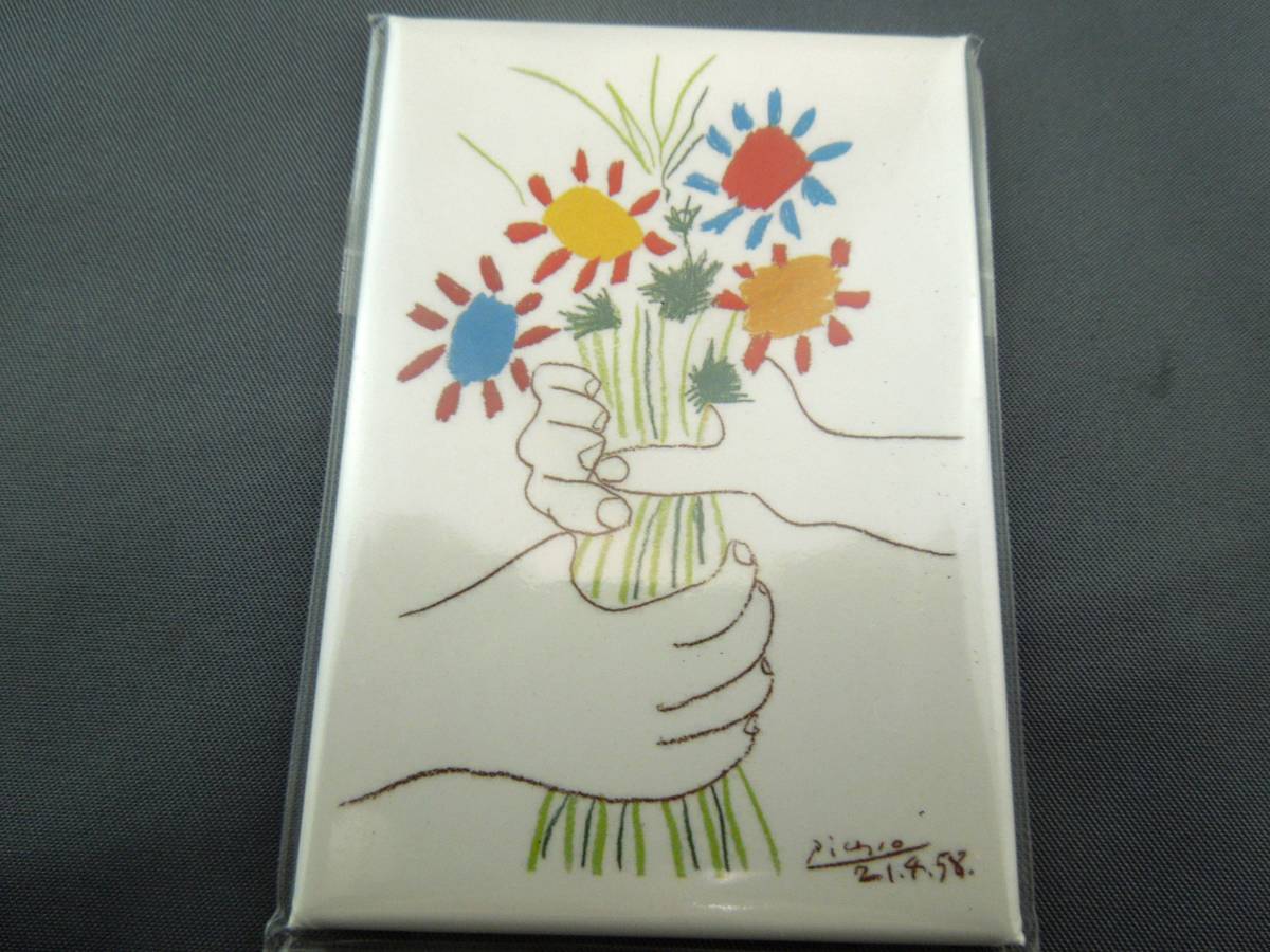 新品即決 パブロ ピカソ 花束を持つ手 ジクレー 抽象画 新品 独創的 Rais Vn