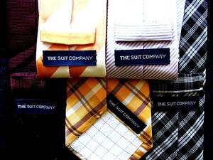 ■即決セール■J0712■ ５本セット全て　スーツカンパニー「ＴＨＥ ＳＵＩＴ ＣＯＭＰＡＮＹ」ネクタイ