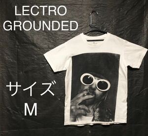 ■LECTRO GROUNDED■半袖Tシャツ・Mサイズ・カートコバーン・ニルヴァーナ・Nirvana・バンドTシャツ・ミュージシャン・グランジ