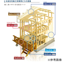 外張り断熱工法用ビス　パネリード2+　P6-185II+　3袋（100本入×3）　クロメート処理　185mm_画像5