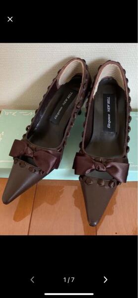美品 ニューベル パンプス 21cm