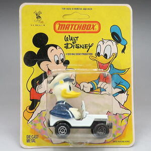 ディズニー　ドナルド　ミニカー　ポリス　MATCHBOX社　1979年　ダイキャスト製　未開封