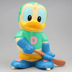  Disney Donald Mitsubishi Bank savings box ice hockey 1980 period after half ~1990 period front half 