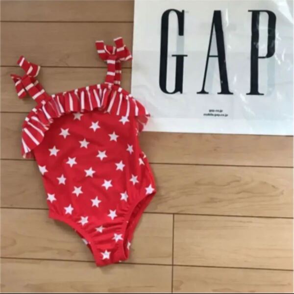 新品★ 90cm gap 水着 ワンピース 星