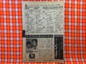 CN22648◆切抜き◇古谷一行中原理恵萬屋錦之介岡田寿子◇謎の連続殺人カルテ・空白の実験室・病院の放射能を・広告・鬼平犯科帳