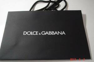  unused Dolce & Gabbana paper bag 1 sheets Y1399( middle size )