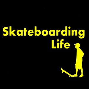 ★千円以上送料0★(20cm)【Skateboarding Life】　スケートボード・スケボー・カー・車用にも、ステッカーDC2