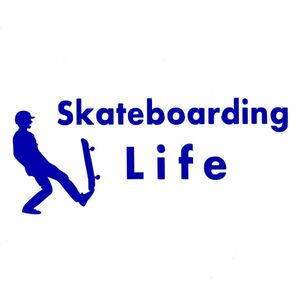 ★千円以上送料0★(20cm)【Skateboarding Life-Ｃ】　スケートボード・スケボー・カー・車用にも、ステッカーDC1