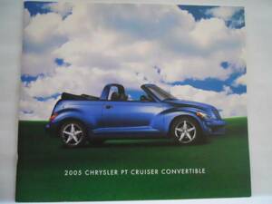  Chrysler PT Cruiser convertible 2005 year USA version catalog 