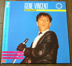 GENE VINCENT - 2枚組 LP/50's,ロカビリー.FIFTIES,ジーンヴィンセント,ELVIS,ROCKERS/BLUE JEAN BOP/BE BOP A LULA/DANCE TO THE BOP/EMI