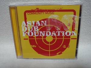 送料無料！即決！盤面良好！ASIAN DUB FOUNDATION / COMMUNITY MUSIC