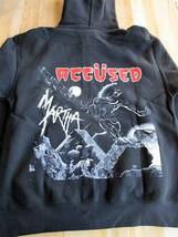 ACCUSED スウェット ジップパーカー The Return Of Martha Splatterhead 黒M / d.r.i. attitude adjustment cryptic slaughter s.o.d._画像1