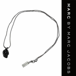  new goods MARC BY MARC JACOBS SCULL NECKLACE Mark by Mark Jacobs Skull necklace gun metallic accessory regular goods 35E