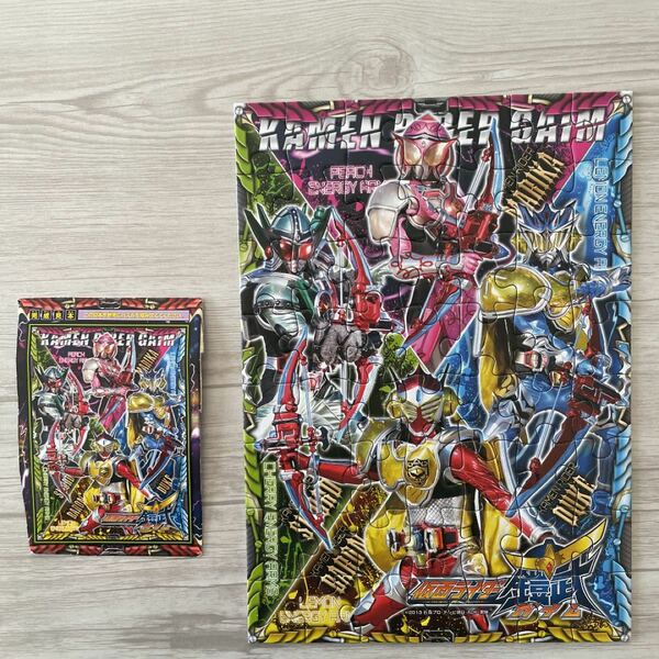 (1)仮面ライダー鎧武　パズル　56ピース　玩具菓子