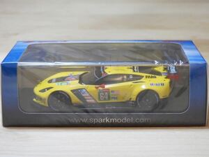 【新品：未開封】スパーク 1/43 シボレー コルベット C7.R コルベット レーシング No.64 2019年 ル・マン24時間 [S7929]