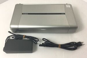 【全額返品保証付/総印刷枚数915枚/廃インク使用率33.5%】Canon インクジェットプリンター PIXUSIP100 モバイルコンパクト(A2248)