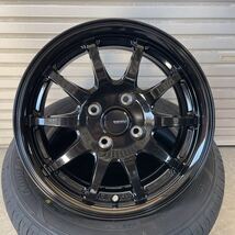 G.SPEED G-04◆グッドイヤーEG01◆155/65R14◆軽自動車チューナーサイズ　カスタム軽カー　5.5J+45 100-4H_画像3