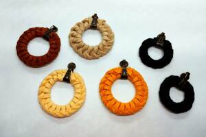 *~ accessory parts ~[ suede braided ring ]6 kind set *