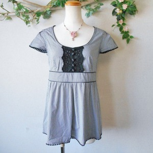  L'Est Rose LEST ROSE spring summer direction lady's for . race. pretty tunic blouse made in Japan 2