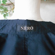 ネロ nero センソユニコ SENSO UNICO レディース 用 シフォン フリル 使用 シャツ ブラウス 黒 38_画像8