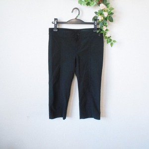  Untitled UNTITLED spring summer direction lady's for 7 minute height cropped pants black made in Japan 2