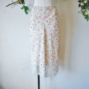キャサリンロス KATHARINE ROSS 春夏 向き 裾 変形 の お洒落 な スカート 日本製
