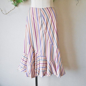  L'Est Rose LEST ROSE spring summer direction Escargo type stripe entering skirt 