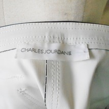 シャルル ジョルダン CHARLES JOURDAN ホワイトステッチ の お洒落 な スカート 日本製 36_画像7