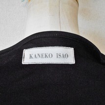 カネコイサオ KANEKO ISAO レディース 用 ロゴ 刺繍 入り Ｔシャツ カットソー 黒_画像8