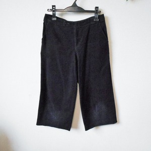  Galerie Vie GALERIE VIE Tomorrowland autumn winter direction lady's for corduroy cloth cropped pants black made in Japan 1