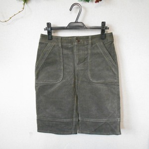  stock ) world / HusHush HusHusH autumn winter direction lady's for corduroy cloth half height pants 2