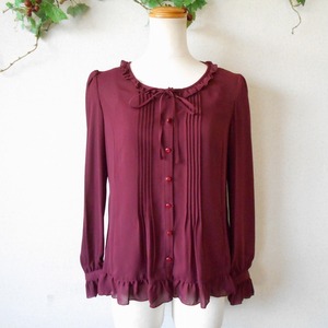  beautiful goods L'Est Rose LEST ROSE inner camisole attaching lady's for frill. pretty long sleeve blouse 2