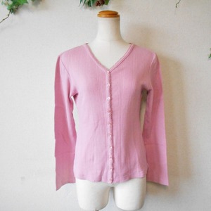  Pink House PINKHOSE with logo embroidery spring summer direction thin long sleeve cardigan 