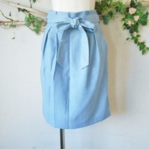 美品 ミッシュマッシュ MISCH MASCH サッシュ リボン 付き 春夏 向き スカート 日本製 S_画像1