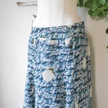 インゲボルグ INGEBORG 春夏 向き プリント の 素敵 な フレア スカート 11_画像3