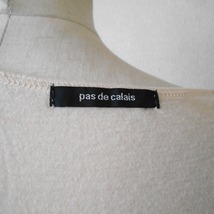 パドカレ pas de calais ソフトな肌触りの レディース 用 ノースリーブ カットソー タンクトップ 日本製 38_画像7