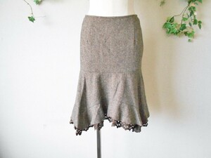  L'Est Rose LEST ROSE autumn winter direction cut Work. pretty deformation skirt 2