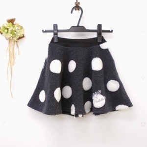 mezzo piano Mezzo Piano 130cm autumn winter . warm skirt knitted dot with logo embroidery bottom 